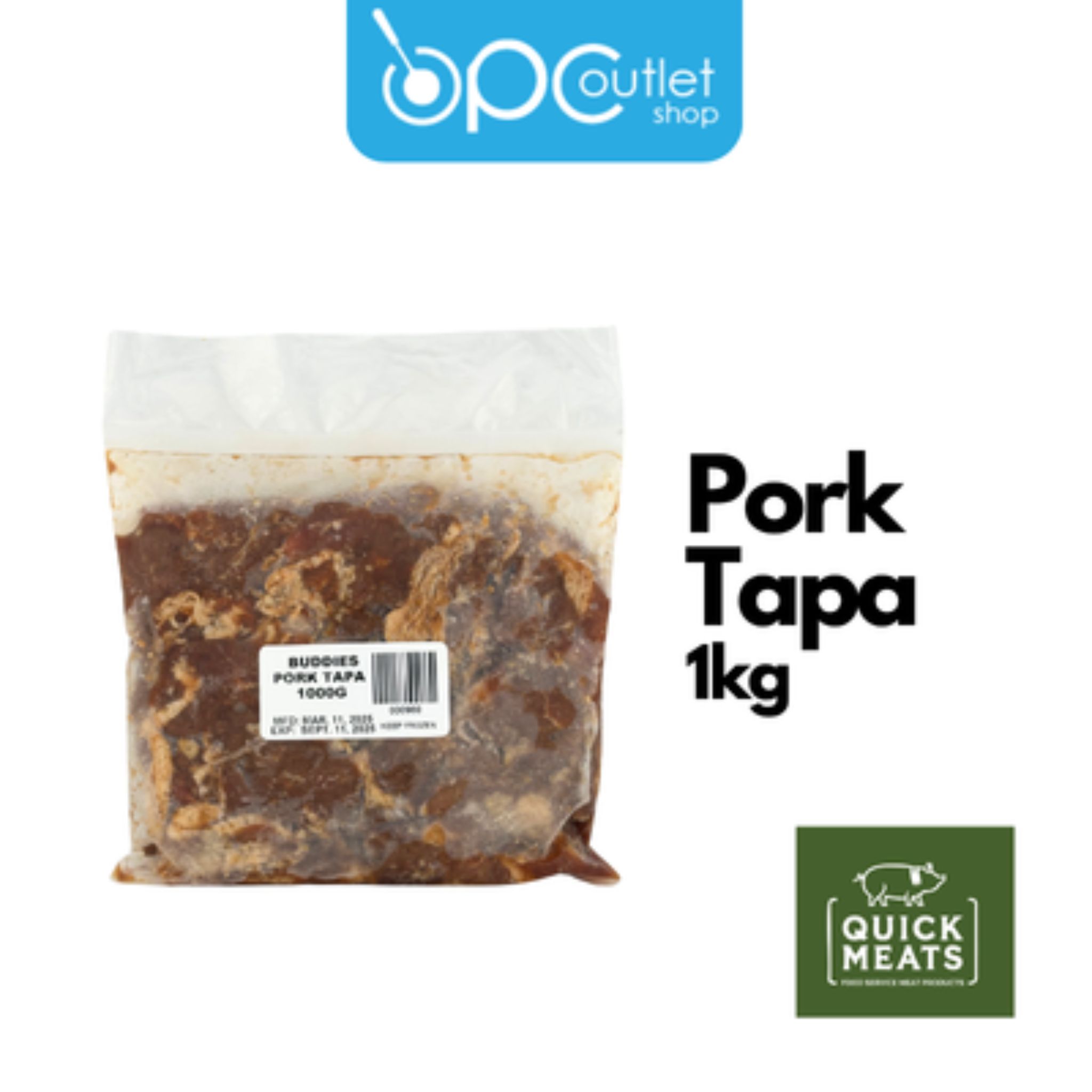 Quickmeats Pork Tapa 1 Kilo
